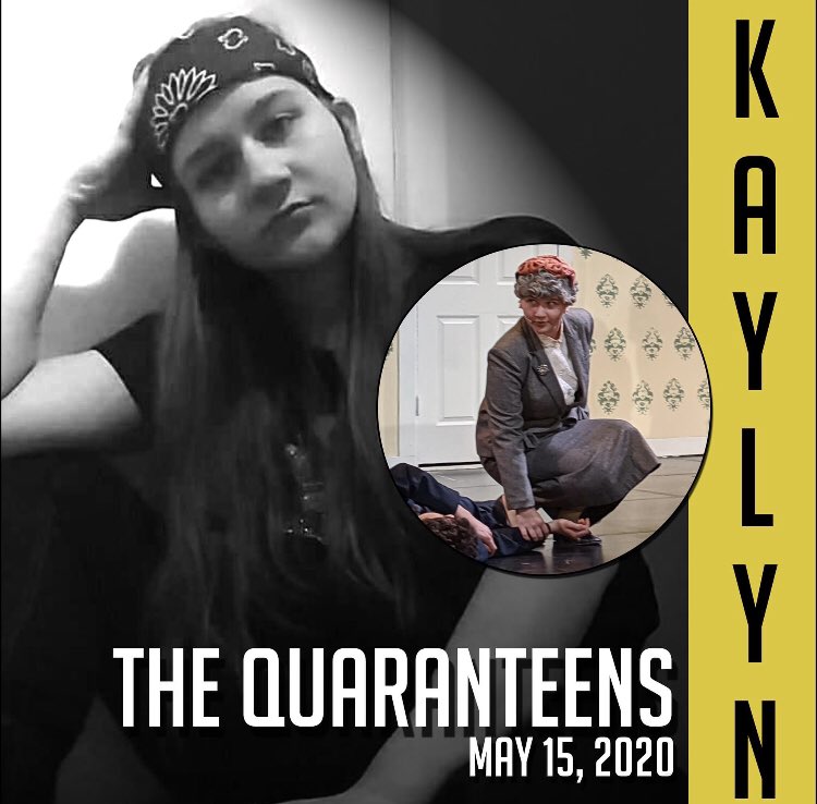 SMHS Junior Kaylyn Hipsley has been on stage for many of our productions, and sings with Apollo, the school's a cappella group. Quarantine has her stuck at home, but she's still performing in THE QUARANTEENS.

smhstheatre.org/the-quaranteens