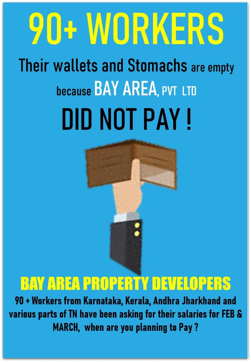 gayatrikl's tweet photo. @chennaicorp @CMOTamilNadu want workers to resume work and rebuild our economy. But first, have they been able to ensure that pending wages are paid? #PayUpWages #BondedMigrants #NoFareForWorkers hold @vacchu accountable. https://t.co/AqV9zt348i