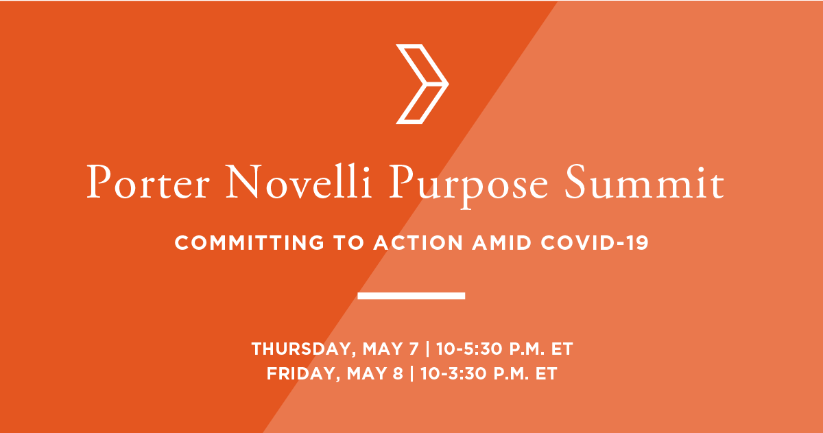 PN_Atlanta's tweet photo. On May 7 &amp; 8, join @PorterNovelli for our Purpose Summit: Committing to Action Amid COVID-19, to learn how #COVID19 is urging the transformation of business as a force for good w/ our leadership, clients &amp; partners. 

View our schedule &amp; register here: https://t.co/UCDiLmxvsz https://t.co/9uqN3t90pO