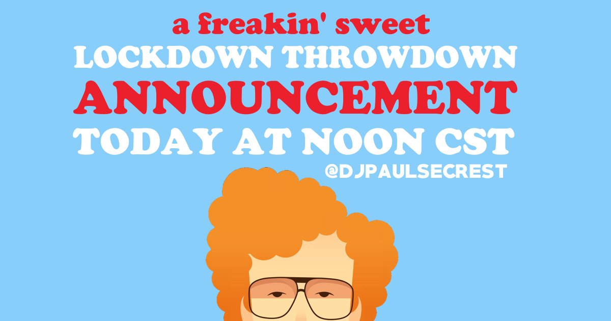 DJPaulSecrest's tweet photo. wazzzzup! Here’s a little heads up.
#djpaulsecrest #lockdownthrowdown https://t.co/ZXlvNnlRcH