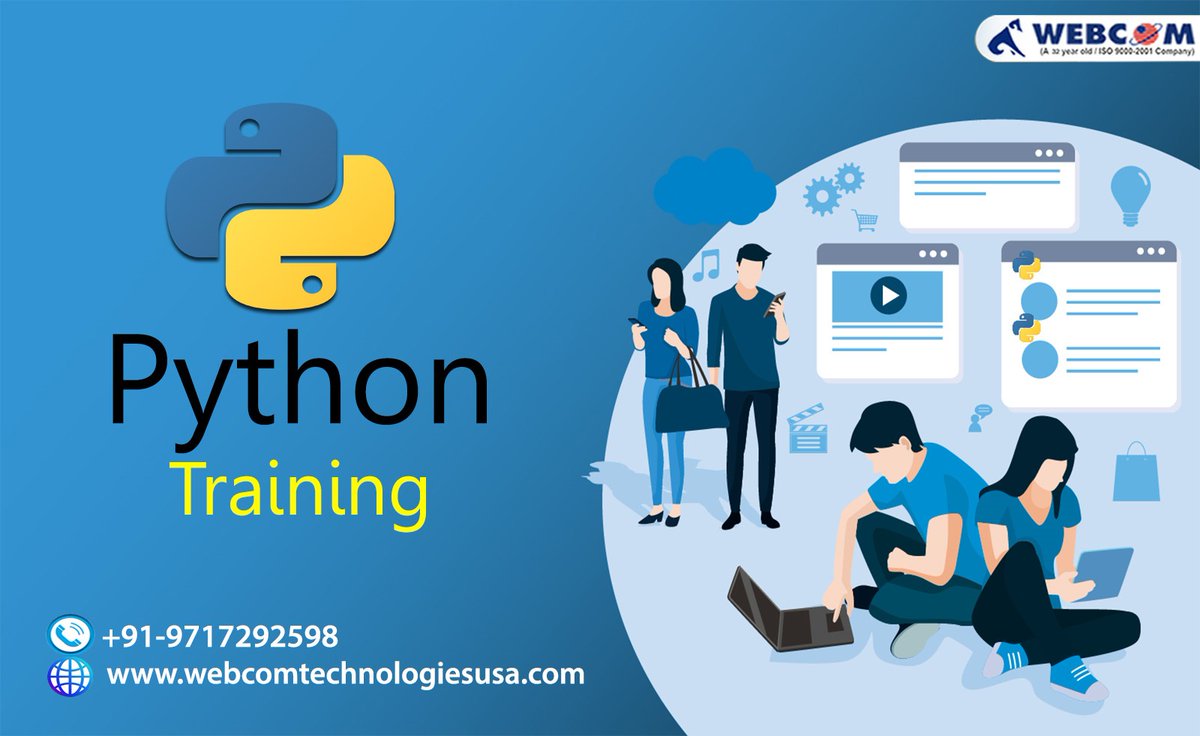 ravisin95970257's tweet image. webcomtechnologiesusa.com/python-trainin…
#pythontaining #pythoncourse
There are many top-notch companies available in the market that are using a python programming language as their primary language.