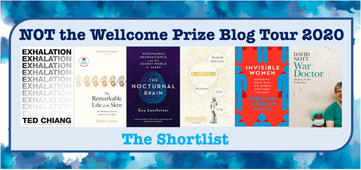 ICYMI: This morning we announced the #NotTheWellcomePrize shortlist. Today through Friday I'll revisit each of the shortlisted books via the reviews we featured on the blog tour. First is Exhalation by #TedChiang, reviewed by @TisdallLaura: drlauratisdall.wordpress.com/2020/04/21/not…. @picadorbooks