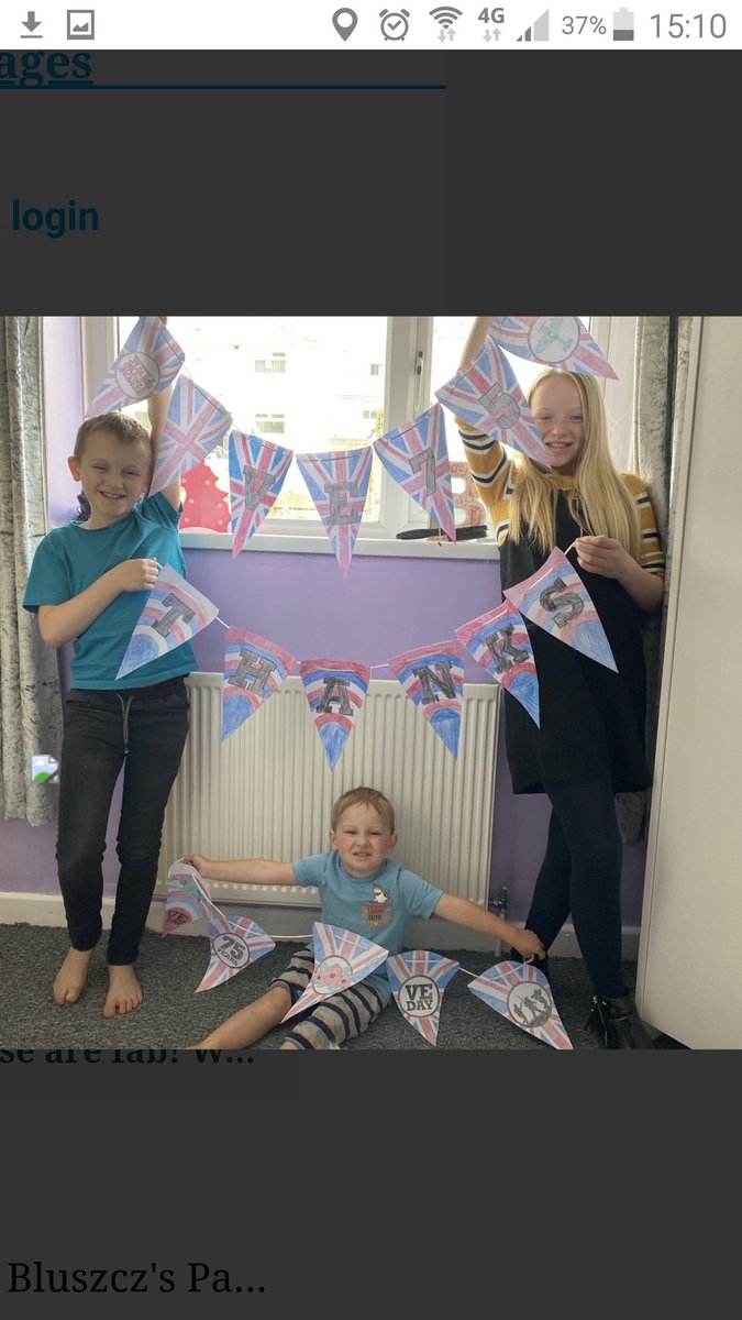 ALCRRYear5's tweet photo. Preparations under way for a great VE day celebration in the Meek house. Well done you 3! https://t.co/Ah5hmzqQiw