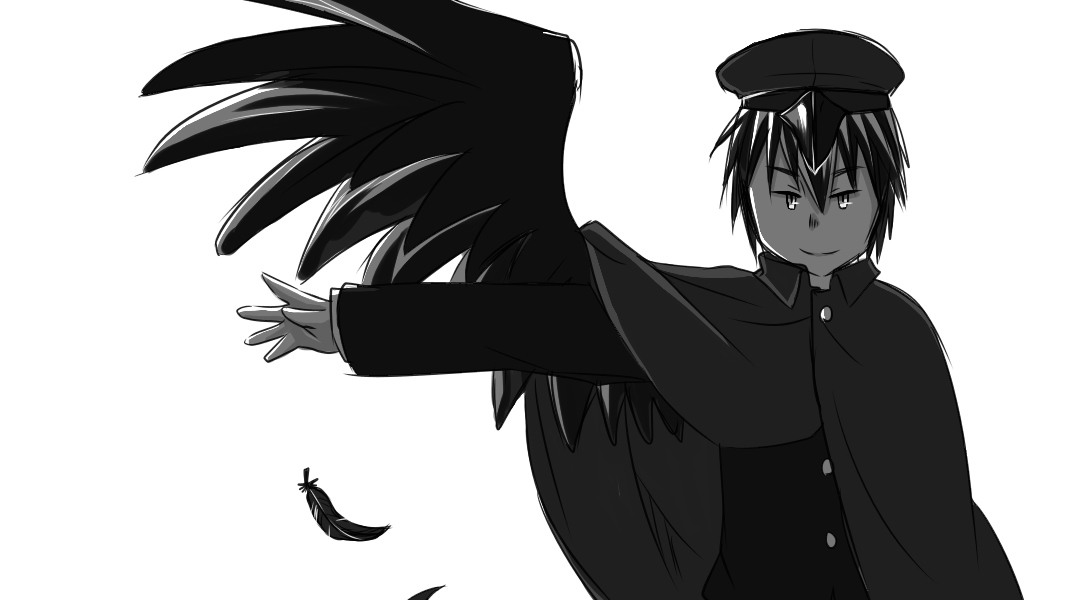 5年前にちらっと描いてた創作 デザインは結構皆気に入っている✍️✨ 