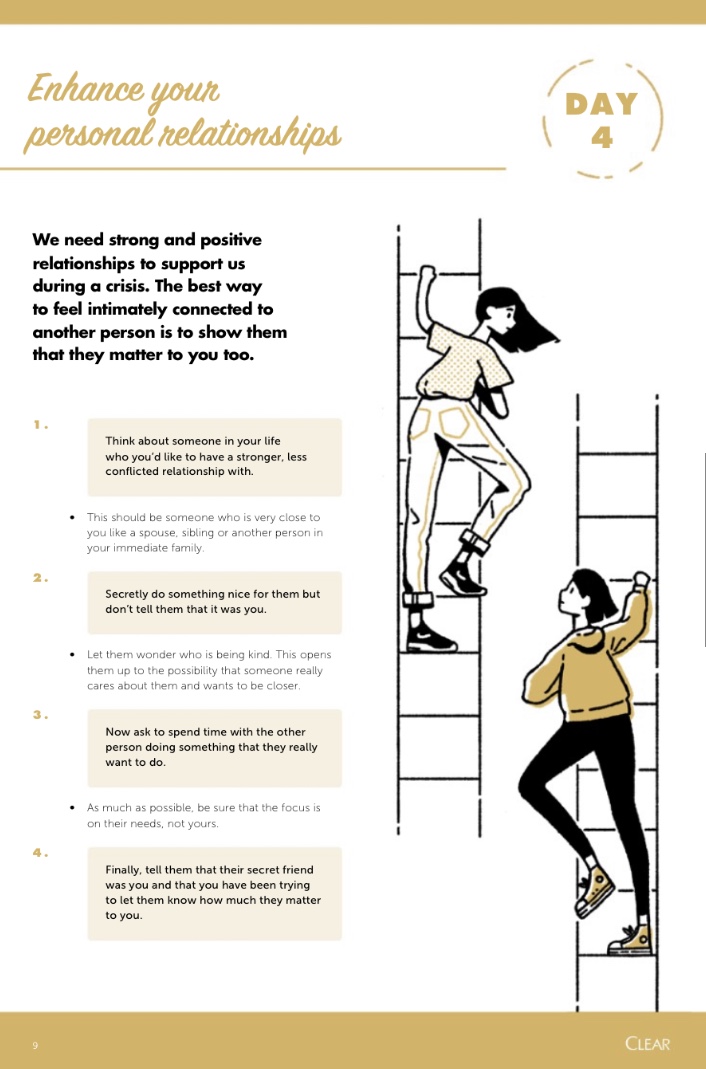 Day 4's video features Dr Duana Welch, Love Factually Author &amp; Coach to discuss how enhancing your personal relationships helps to build resilience.

Watch the full video here: bit.ly/cbschannel

#KeepaClearHead #ComeBackStronger #Resilience