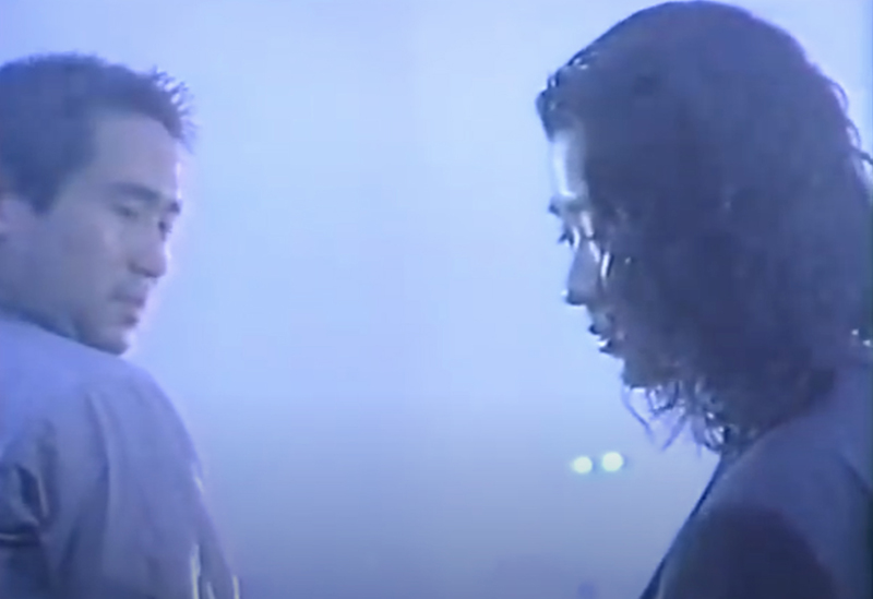 三久真空 On Twitter 夜に頬よせ 1986年 紺野美沙子の名美が素晴らしい ラスト ブルートーンに煙る雨の操車場に立つ紺野の姿は 丸っと石井劇画を写し取ったかのような憂いの画 ヌードの夜 の余貴美子に匹敵する美しさ 石井隆 池田敏春