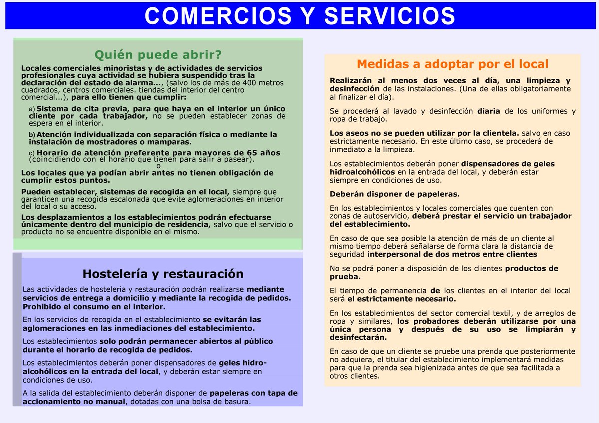 ermiguenavarra's tweet photo. Instrucciones sobre apertura de comercios y servicios según la Orden SND 388/2020 , os dejo un resumen del nuevo Decreto. #Barañain
También lo tenéis publicado en https://t.co/PtmfheE70o https://t.co/qDKckFD23d
