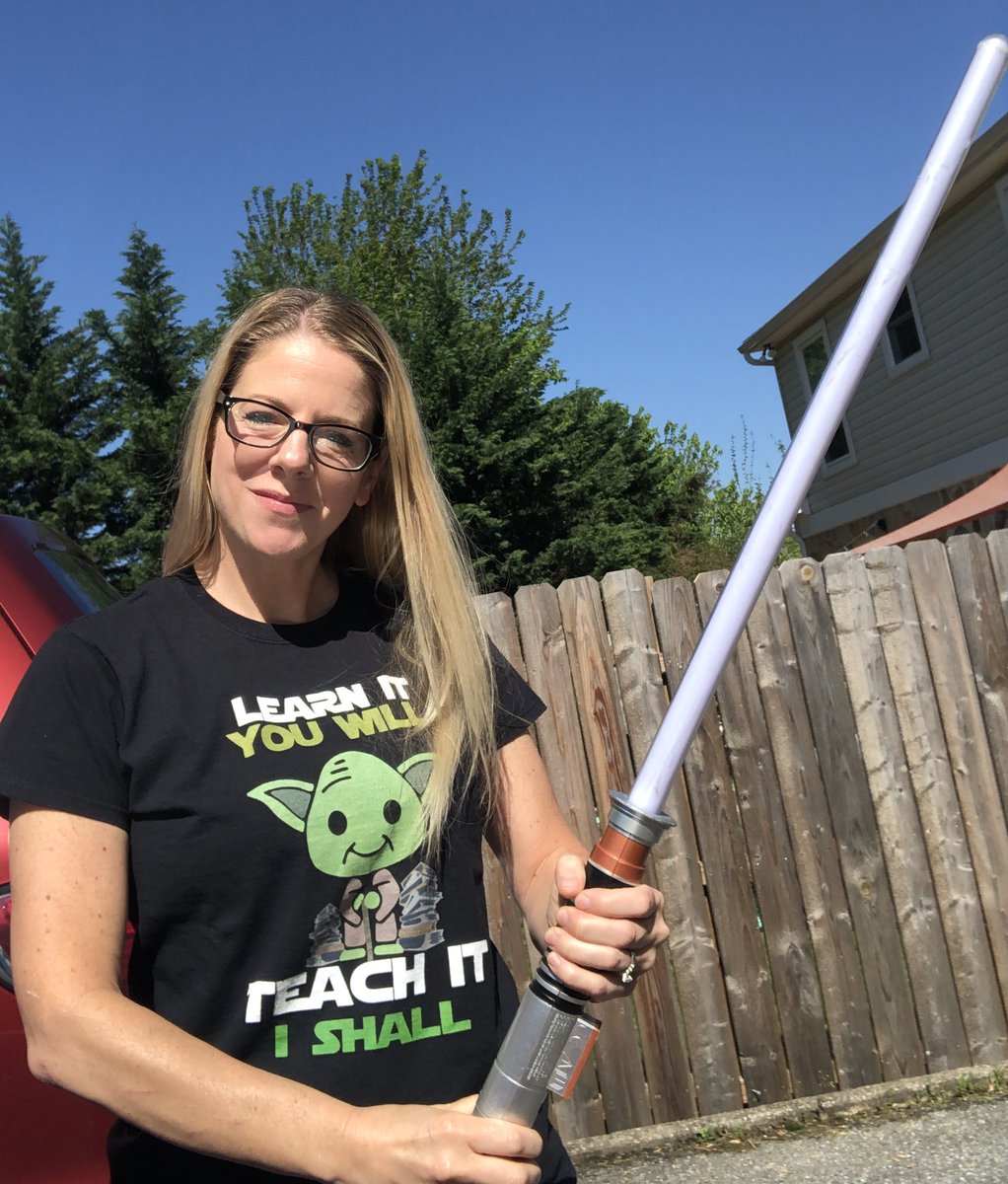 MsAmyKelly1's tweet photo. Happy Star Wars Day! May the FOURTH be with you! @hcpss_gces #gcesfamily https://t.co/OtBiakTd7n