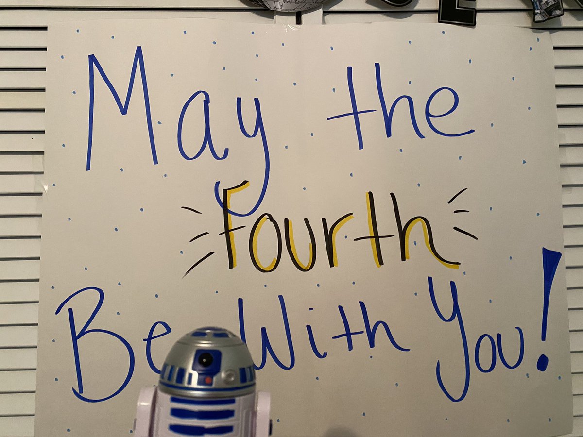 ms_hirsch2017's tweet photo. Our “classroom” got a bit of a facelift today !!! #MayThe4th @newschester https://t.co/kyPotp5uXS