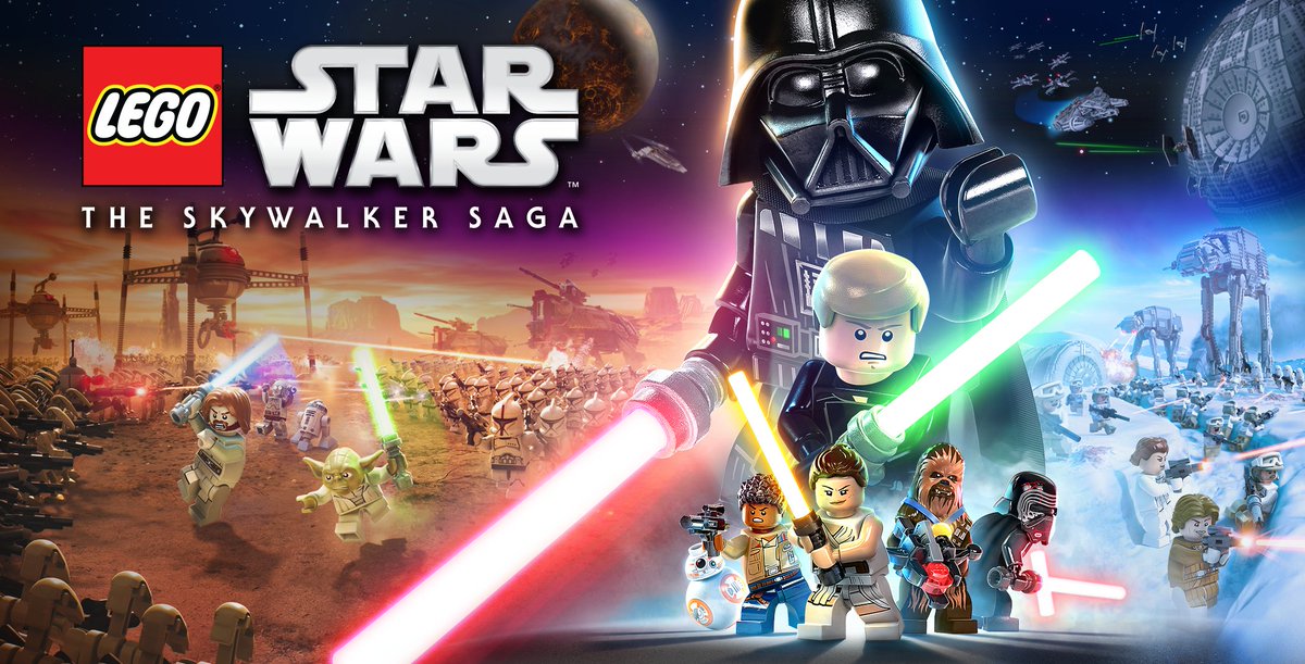 I + II + III + IV + V + VI + VII + VIII + IX = LEGO Star Wars: The Skywalker Saga. Todos os 9 filmes num jogo massivo! #Maythe4th #LEGOStarWarsGame