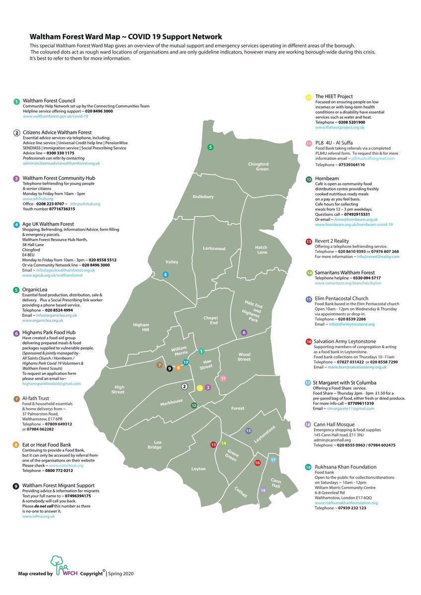 ElizabethBapti4's tweet photo. A very useful map of support services across Waltham Forest. @wfcouncil @WFLabourParty https://t.co/z8pZzuJryP