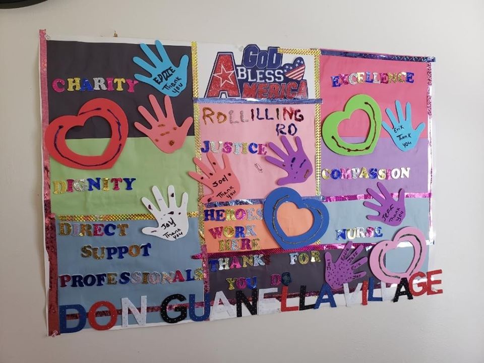 CCharitiesPhila's tweet photo. #Repost via @DGDPCommunities, a ministry of CSS of @ArchPhilly-- "Bright art work created by men in one of our Community Living homes. Beautiful!"
#CSSPhiladelphia #ProvidingHelpCreatingHope #ArchPhilly https://t.co/siIc6Us3qq
