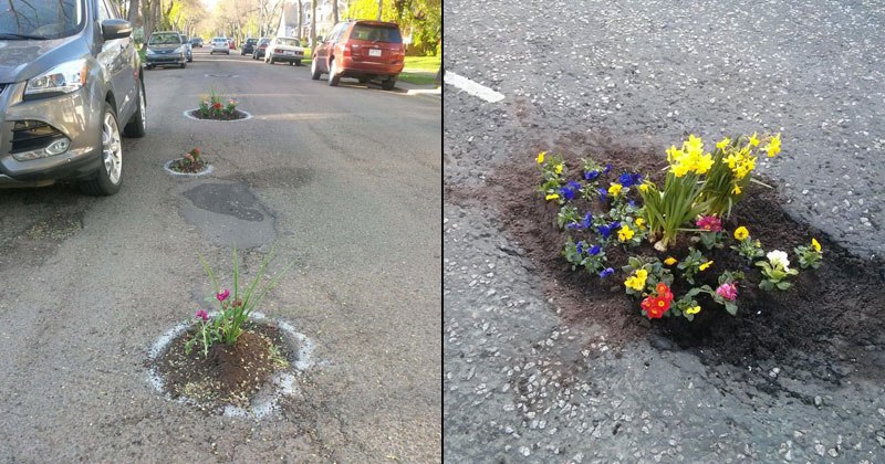 UNIQUEpavingM's tweet photo. Though this is a fun way to make a street look pretty- it is not a great way to permanently fix those potholes!
UPM THE GOOD STUFF® Permanent Pavement Repair Material fixes potholes, permanently!
#permanentfix #UPM #thegoodstuff #potholes https://t.co/YFIEA7igiB