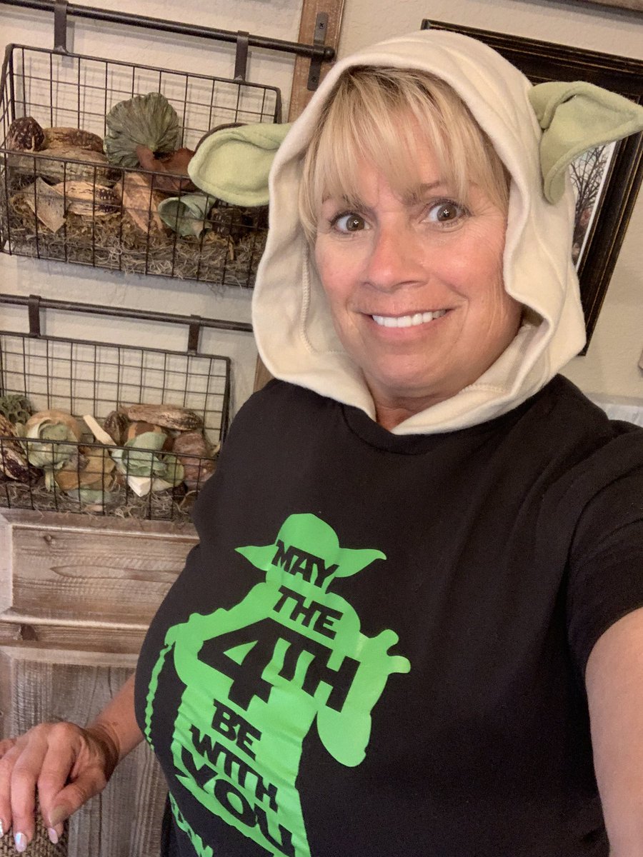 Ready for our Star Wars May the 4th Zoom Meeting, I am (in full Yoda voice).