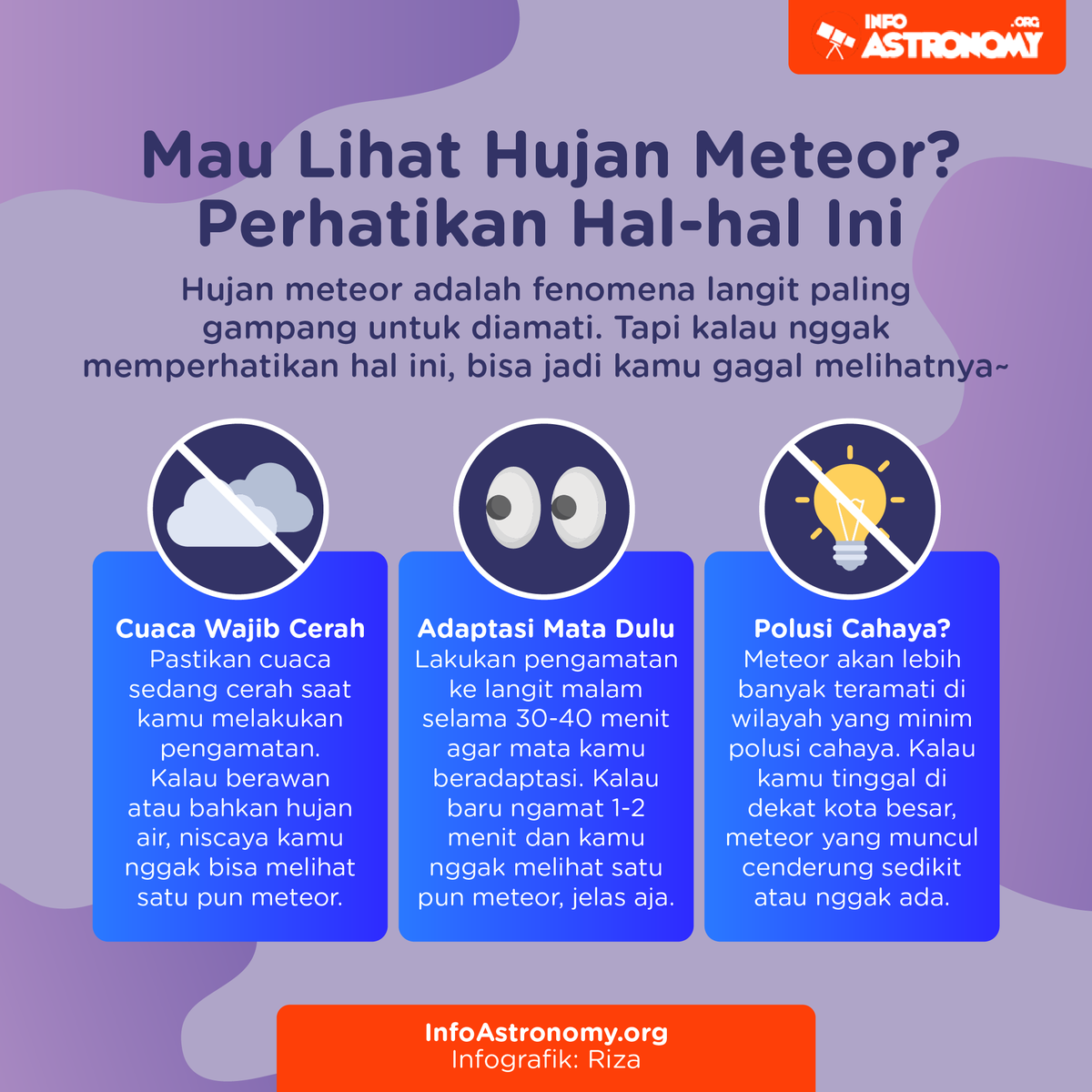infoAstronomy's tweet photo. Mau mengamati hujan meteor Eta Akuarid yang akan memuncak besok sahur? Perhatikan hal-hal berikut ini biar pengamatan sukses ya~
Info lengkap hujan meteor: https://t.co/xRyORLZy56 https://t.co/Db3V67YrIO