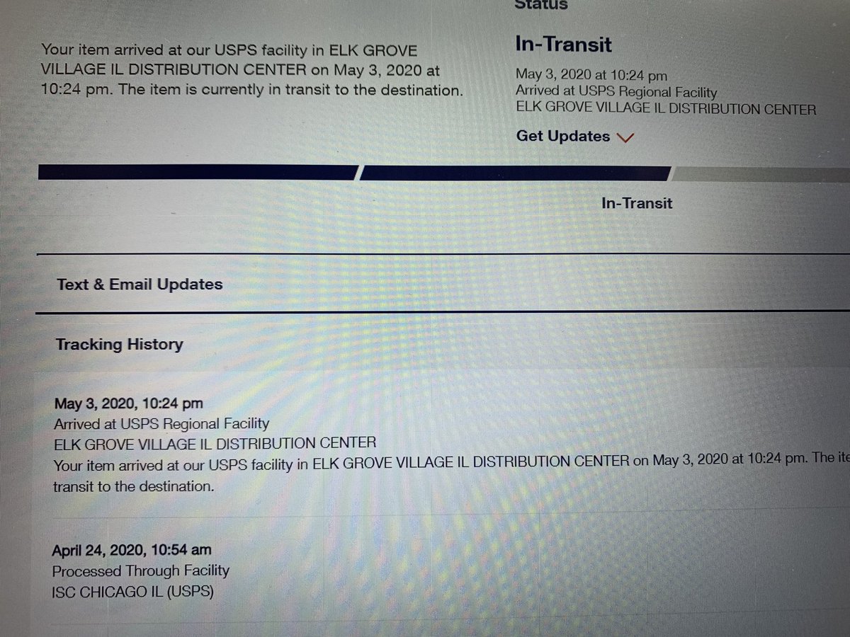 Great job <a href="/USPS/">U.S. Postal Service</a> <a href="/USPSHelp/">USPS Help</a>... it only took 10 days to go from Chicago to... Chicago?!  Perhaps my package will arrive here in Colorado before summer. #Fail
