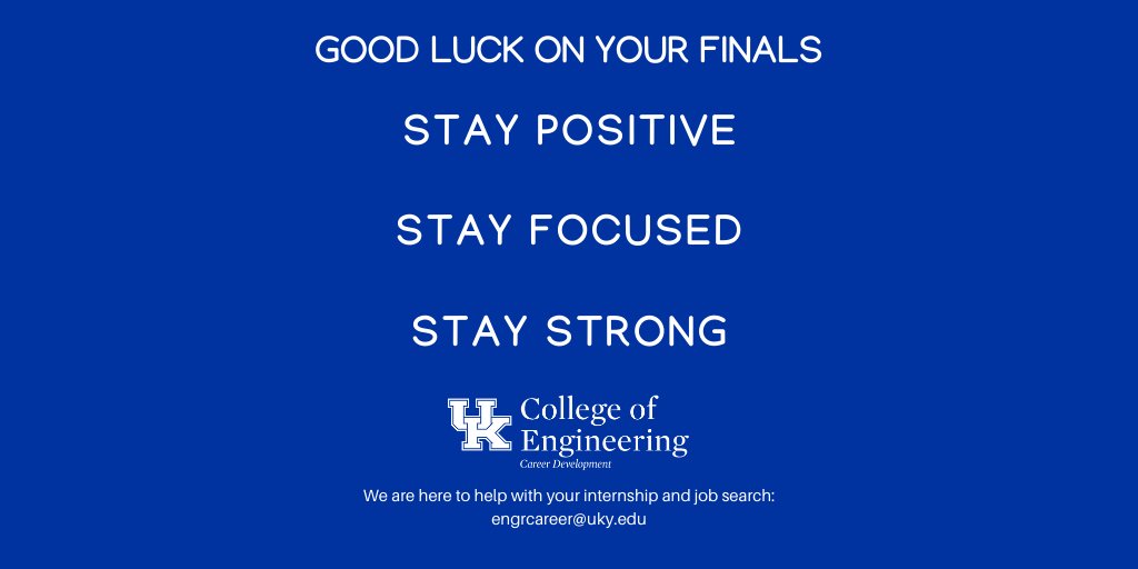UKEngCareers's tweet photo. Good luck this week. We are here for you! @ukyengineering  @UKCoop #ukengineeringworks https://t.co/GWvsmxIkwd