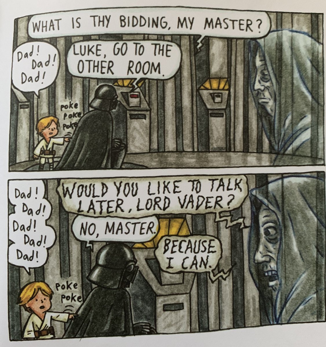 MillisecondDB's tweet photo. Working-from-home ⁦@DarthVader⁩. 

#MayTheFourth #MayThe4th https://t.co/MyQsuNTifx