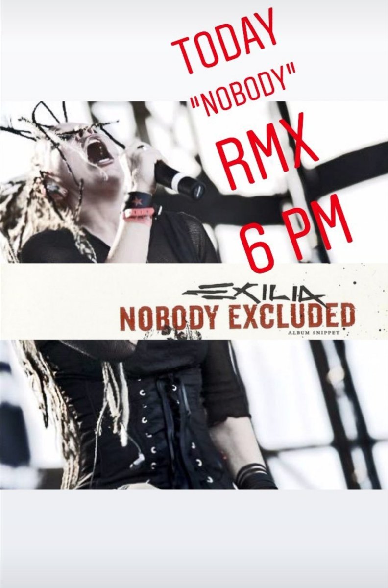 MarkExilia's tweet photo. #Exilia #rmx #nobody #dontmissit https://t.co/mZBZ2jJd4r