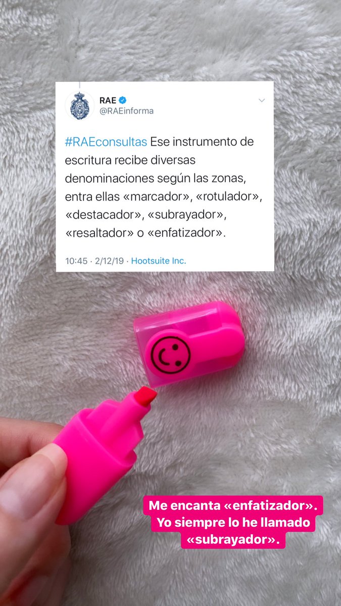 lavecinarubia's tweet image. Me encanta «enfatizador». 🥰
¿Cómo lo llamáis vosotros?