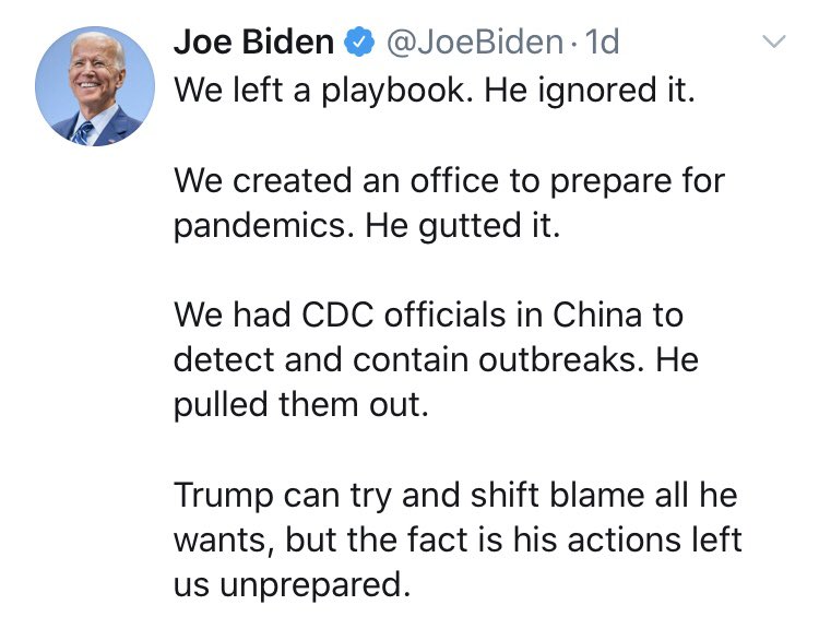 mnissan22's tweet photo. @lesleyabravanel @realDonaldTrump The tweet that triggered tRump and why he’s on a twitter rampage this morning. #TrumpMeltdown #TrumpTownHall #TrumpCoronavirusTestFailure #TheGreatAwakening https://t.co/N5nKoJdLRa