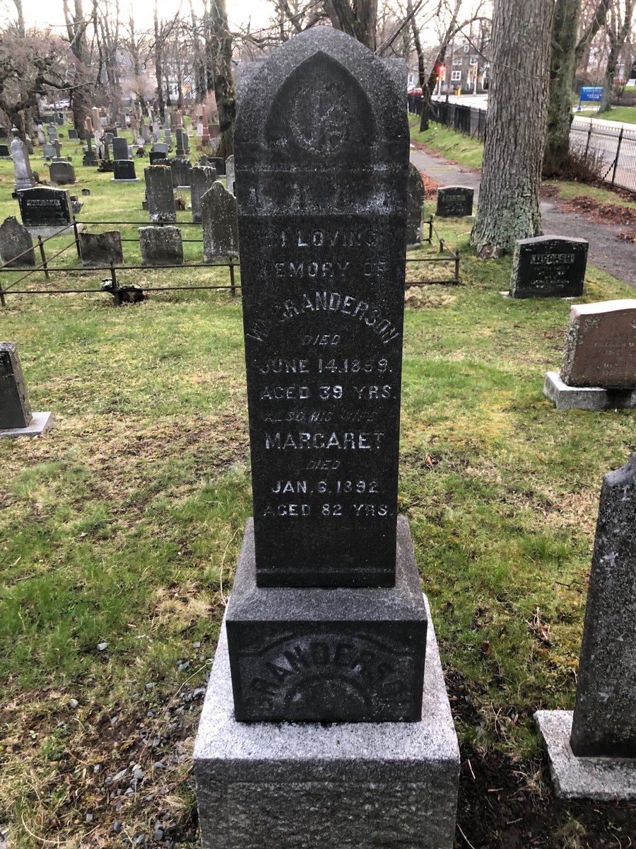 Martin & Adelaide are listed on the stone for the Granderson family (also sp. Grandison.) William was Adelaide’s sister. Their father was a cooper. His widow Margaret married a Jamaican ship’s steward named Augustus Reid after his death. Camp Hill (2/2)