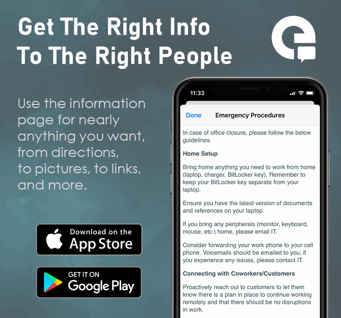 EasyGrouper's tweet photo. EasyGrouper can help you get critical information to your organization. Use the information page for nearly anything you want, from directions, pictures and links, to administrative details, and so much more.

Learn more at: https://t.co/Um1VD93wXy https://t.co/JeGzv9nd5y