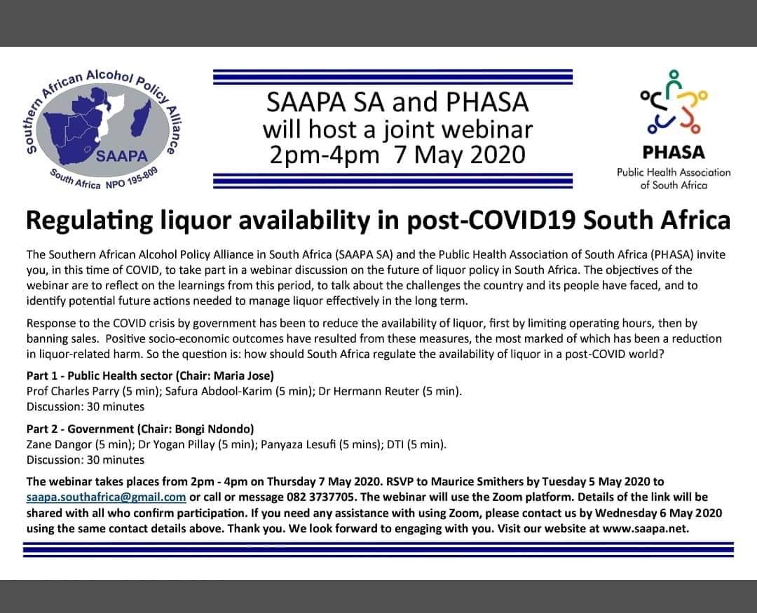 projectmindSA's tweet photo. Webinar announcement @PublicHealthSA @Saapa7 https://t.co/XD99xAeGAu