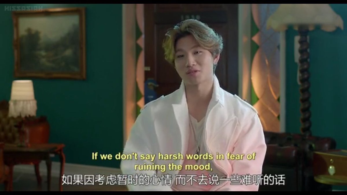 Here is Daesung& #39;s take on strict mentoring that they endured. It may seem harsh but at the end of it all it& #39;s very needed. YHS gives both strict mentoring but also care to his artists cause he wants them to be great.