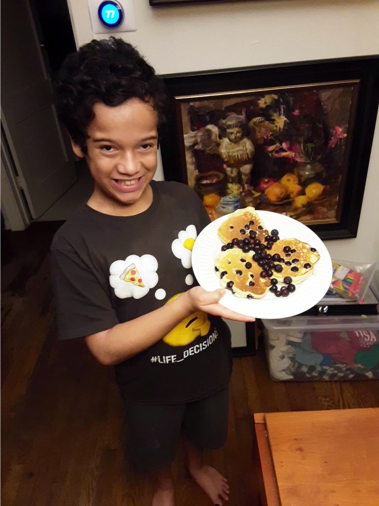 #MondayMotivation our chef scholars continue to amaze us with their creative breakfast creations. #Cooking #atHome #distancelearning #teacherpride