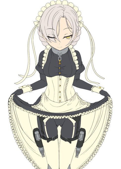 本日の進捗
アズレンよりシェフィールドのラバーメイド化 