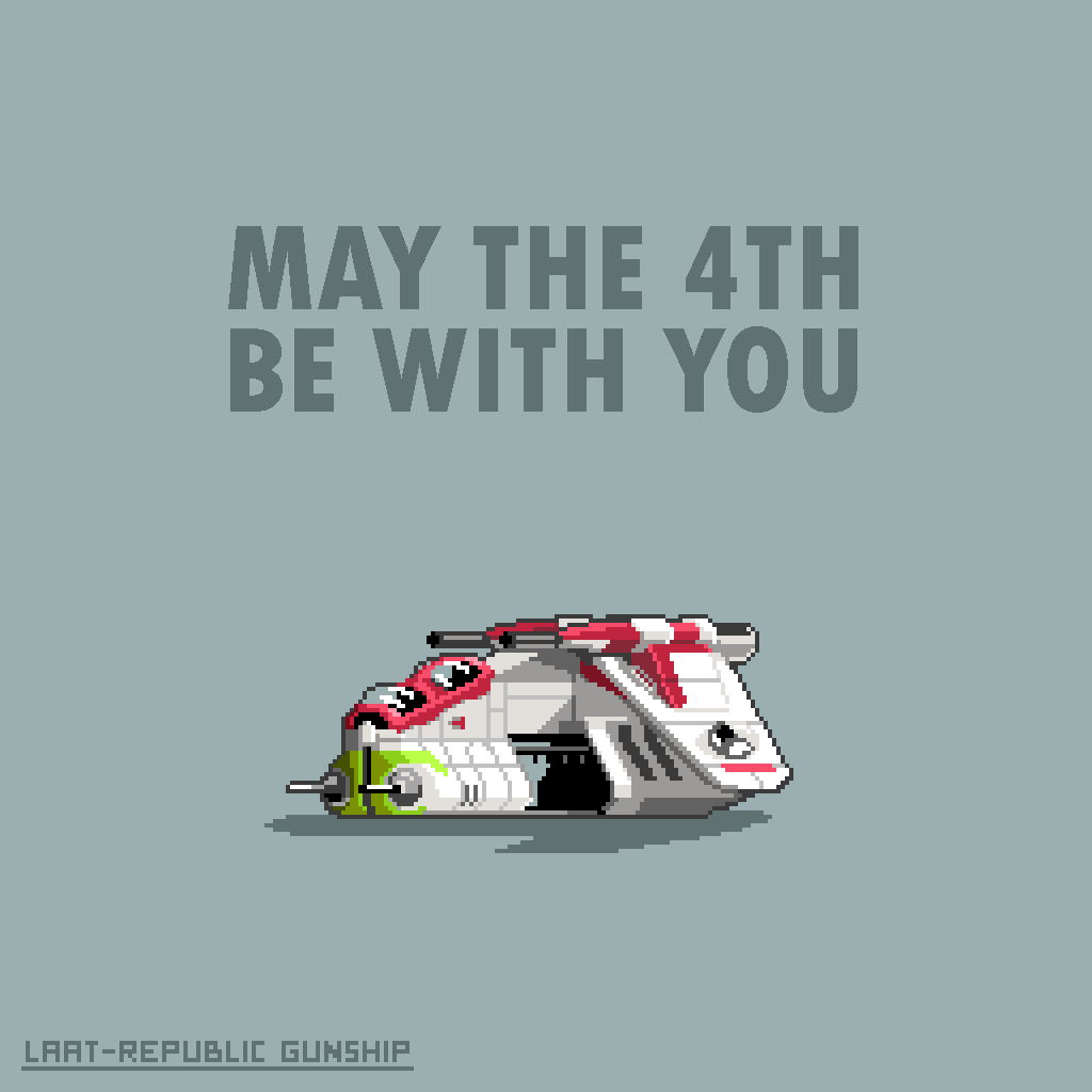 Marosh451's tweet photo. Happy Star Wars day!
#PixelArt #StarWars #CloneWars #MayTheFourthBeWithYou https://t.co/Kzdbycz4pa