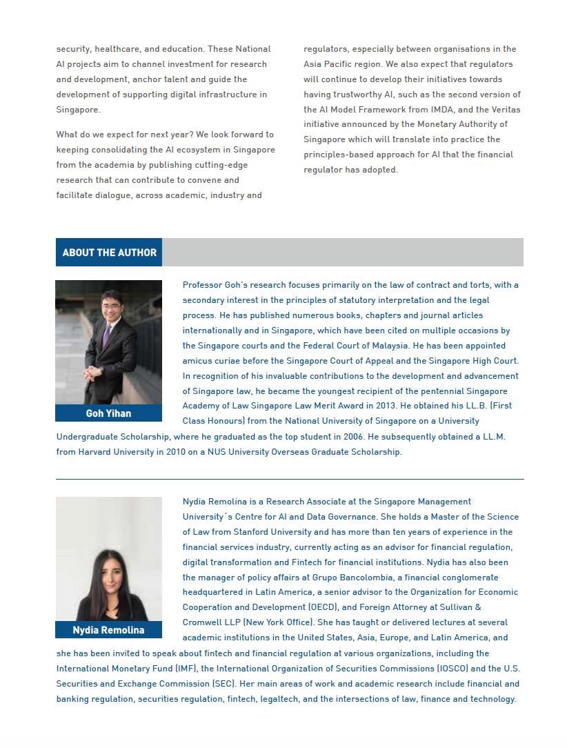 NydiaRemolina's tweet photo. 🤖 Report “#AI Governance in 2019:Observations from 50 Global Experts”.I’m honored to co-author with @gohyihan Prof. of Law, Dean of @SgSMUSOL & lead investigator of @SgSMUCAIDG, the chapter "The Innovation of #Singapore's AI Ethics #ModelFramework" https://t.co/cn7YlfgmIT
@sgSMU https://t.co/6MlrcT72Ns