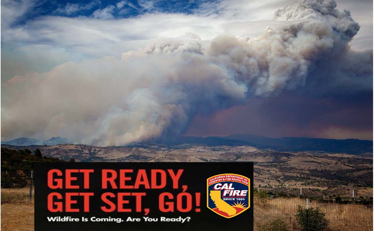 CALFIRESKU's tweet image. Join Us this week for #WildfirePreparednessWeek and learn safety tips to keep you and your family safe this Fire Season. Wildfire will Strike! Get Ready now don’t wait. #CALFIRESKU2020 #ReadyForWildfire