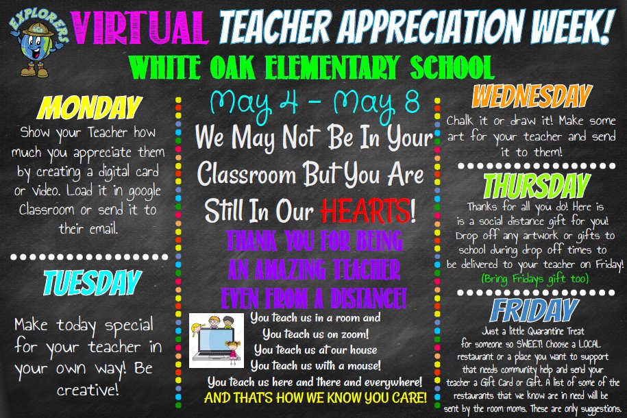 White Oak Elementary PTA tweet media