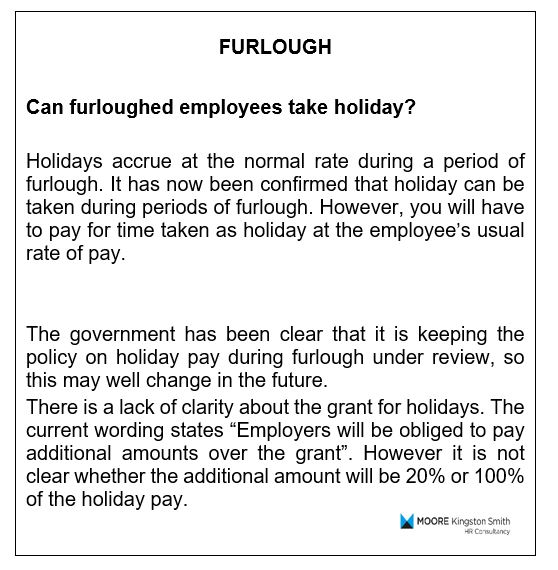 MKS_HRC's tweet photo. Your furlough questions answered 

#furlough #coronavirus #holiday #annualleave #government #hr #grant #holidaypay #employer #employee https://t.co/GjfYFSkytN