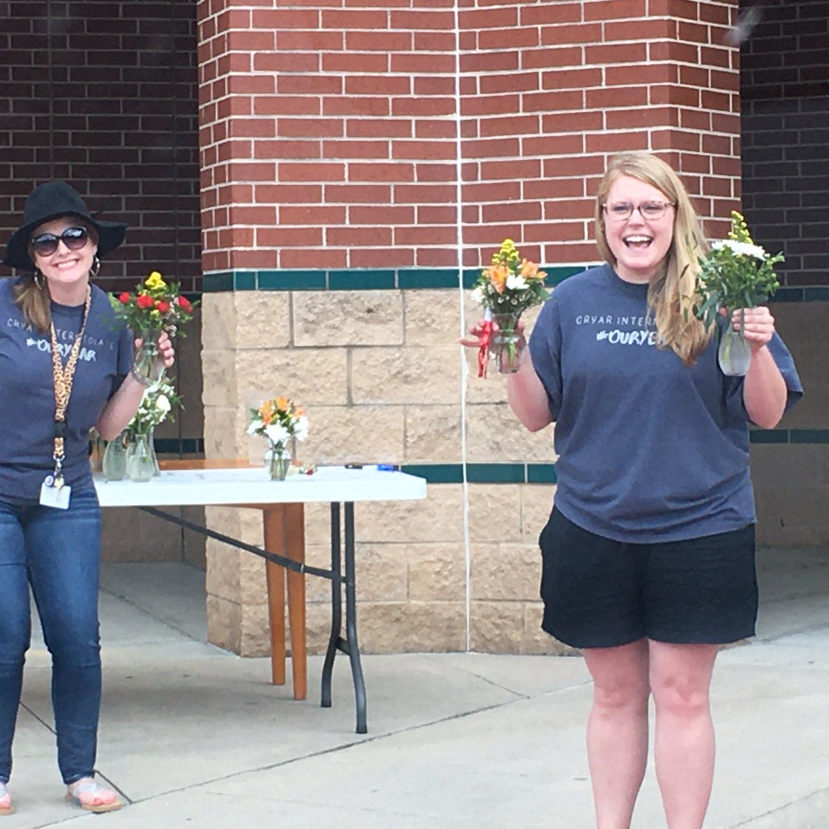 HancockRocks's tweet photo. Cryar Teacher Appreciation Week - Our Admin loves us! So fun and I feel so appreciated. Best team ever!! @CryarCats #NYAS #ouryear https://t.co/44XGKGTFfa