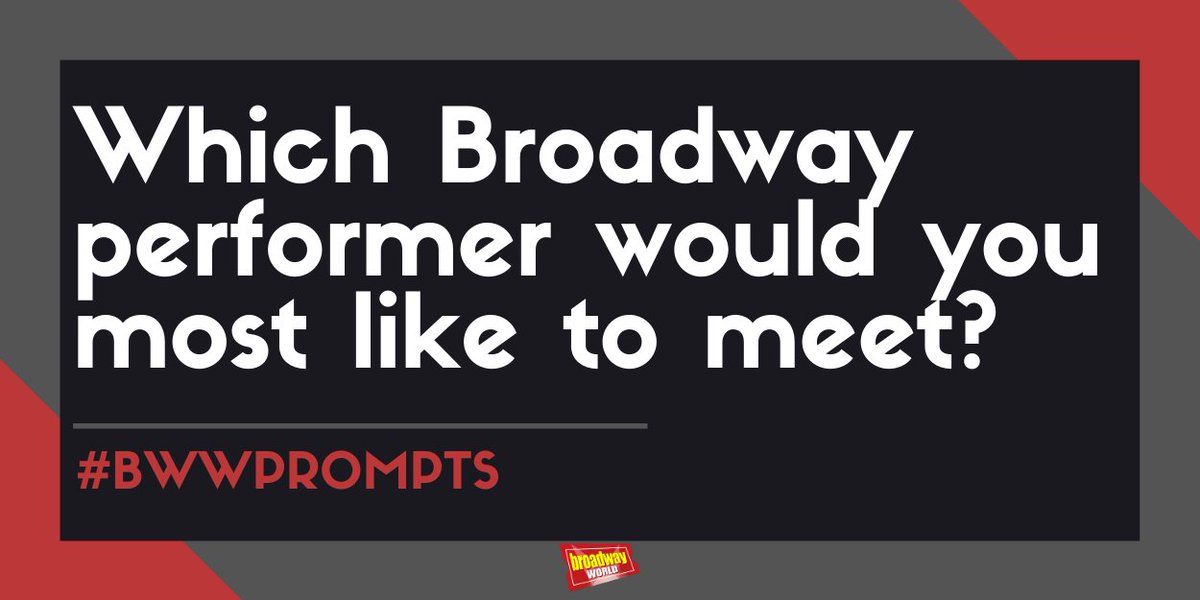 BroadwayWorld's tweet photo. Which Broadway performer would you want to chat with? Reply below! #bwwprompts https://t.co/4S09qqwuM8