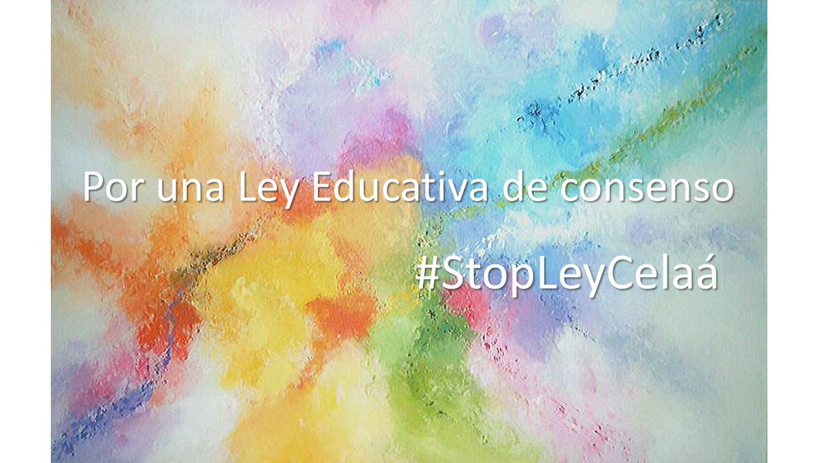 telephoneOD's tweet photo. Por una Ley Educativa de consenso y democrática
#StopLeyCelaa 
#StopLeyCelaa https://t.co/JmYvkwfcgq