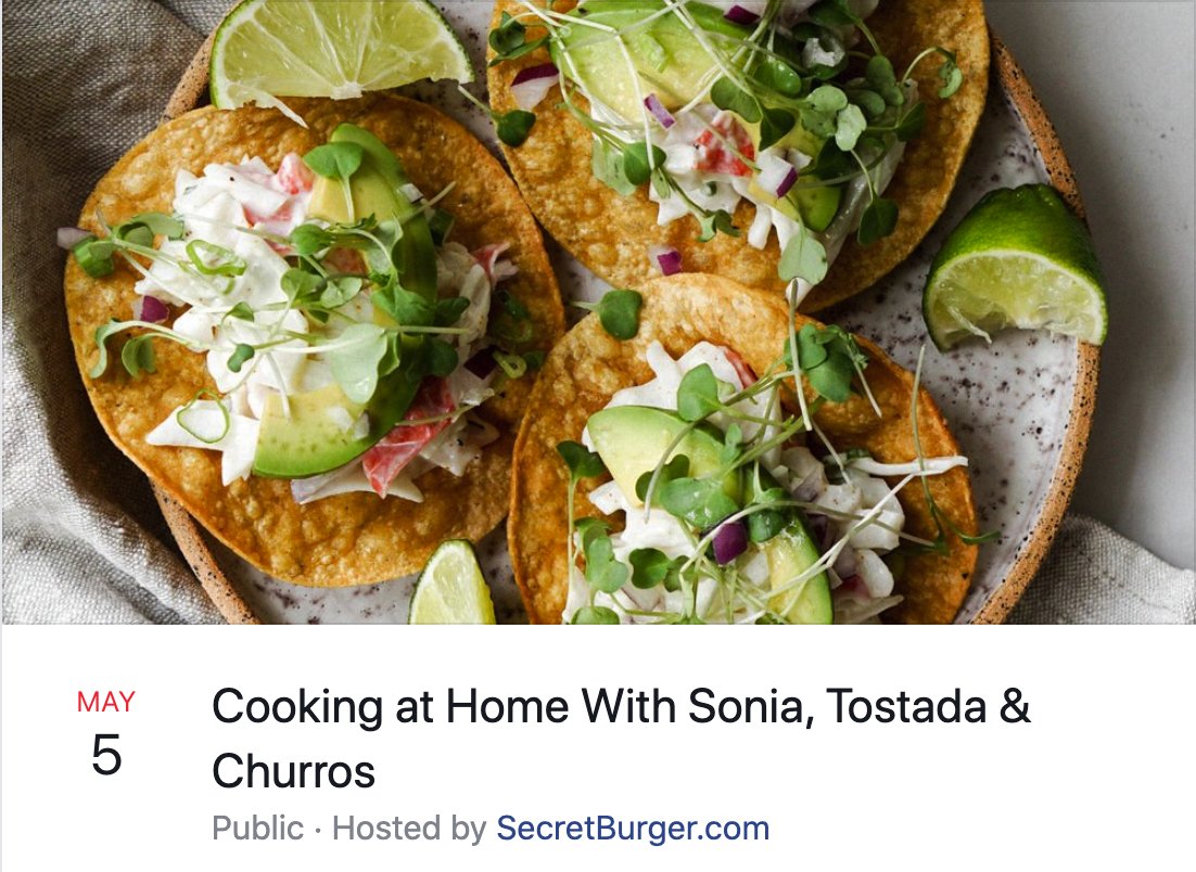 LakesideEventLV's tweet photo. Just a reminder to join Chef Sonia for Cinco de Mayo tomorrow! She has partnered up with Forte Tapas &amp; Nina Manchev! Join her on a zoom party for the Celebration!  Visit https://t.co/sfL5O9agHm or https://t.co/0532jhyx1z for details! https://t.co/6sWmmTIPzD