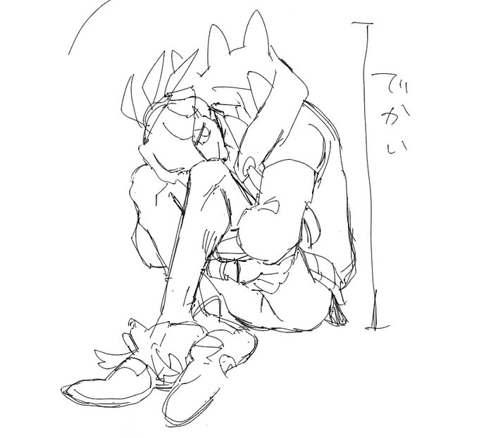 友人との絵チャで🤳さん描いてたけどサバ落ちしたよ!!畜生!!! 