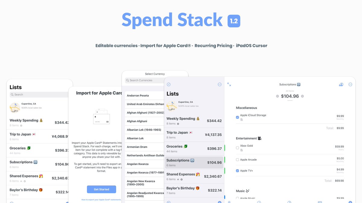 Spend Stack App tweet media