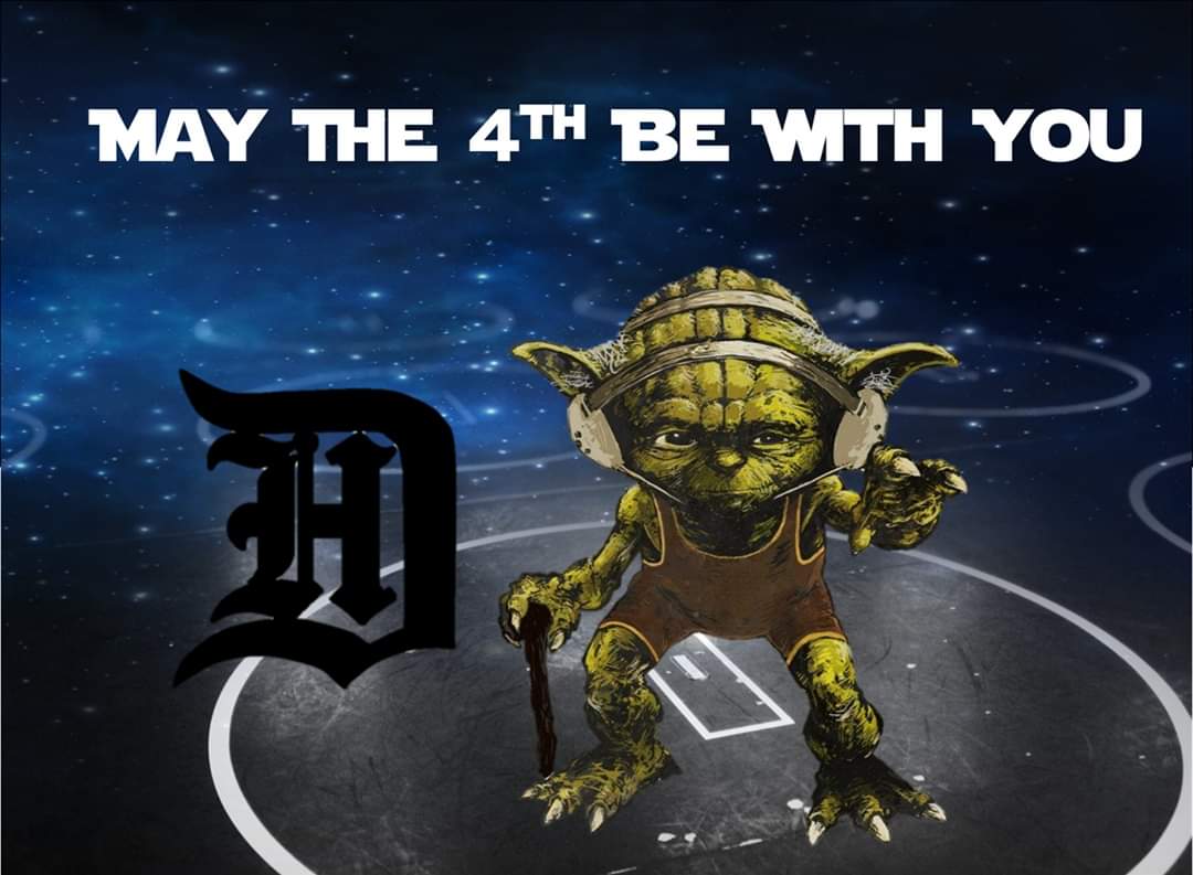 Highlanders1957's tweet photo. Do. Or Do Not. There is no Try...

May the 4th, Be with you Dundee Highlanders! 

#MayThe4th #dhwrestling #dundeehighlanders #wearedundee #wrestlingfamily #highlanderfamily https://t.co/gnLkAGQZgT