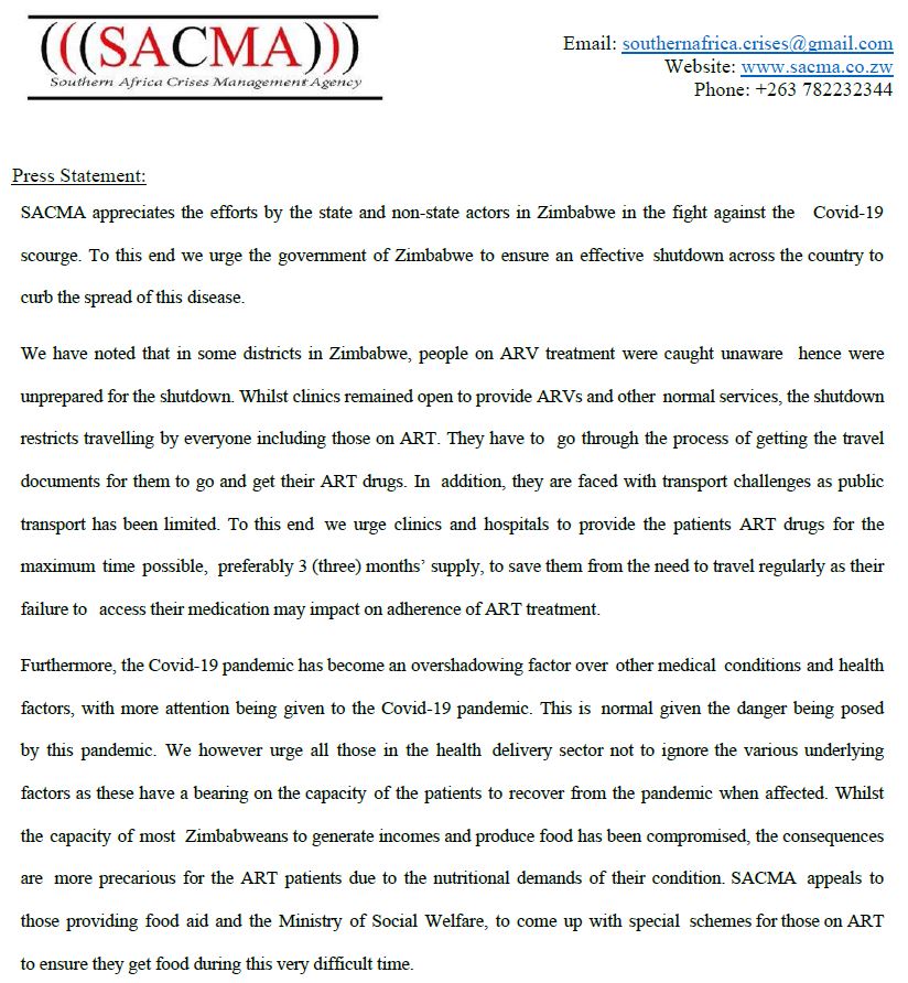 Southern Africa Crises Management Agency (SACMA) tweet media