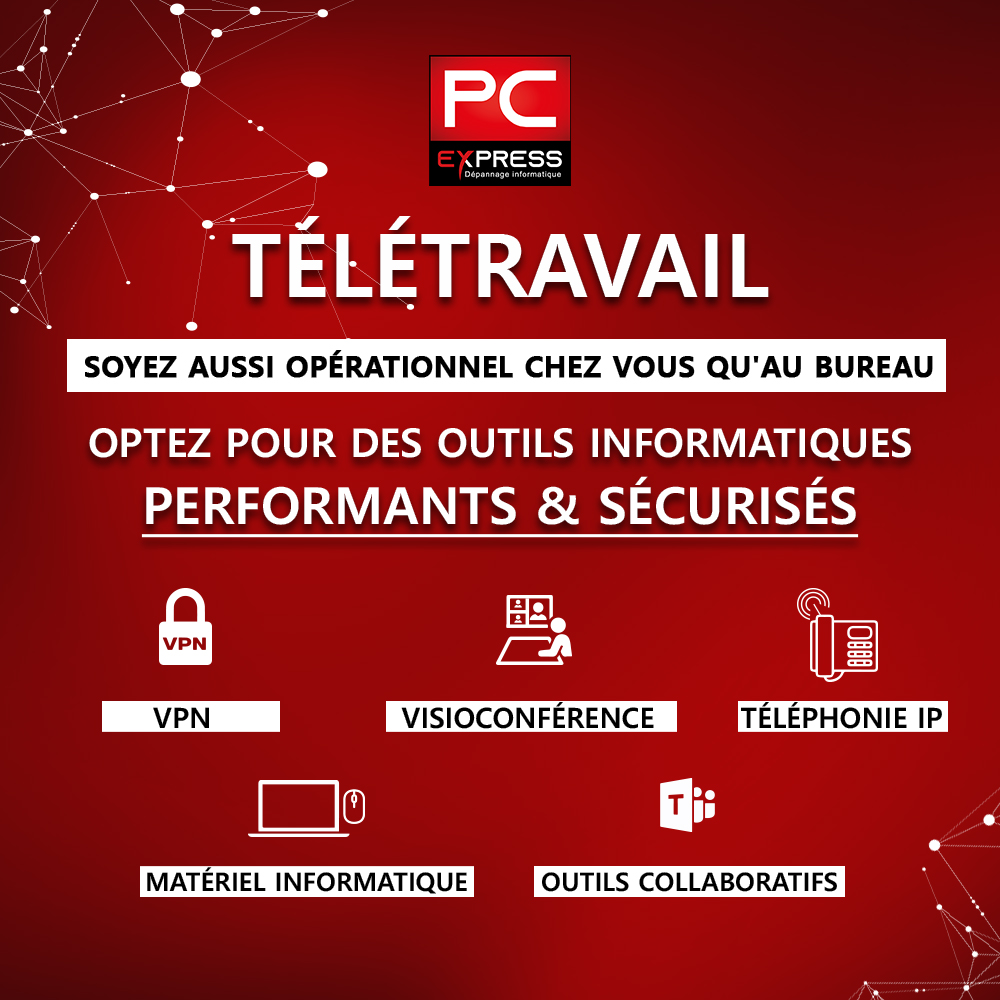 PCExpressRouen's tweet photo. Le télétravail est plus que jamais nécessaire 💻
PC Express vous accompagne dans la mise en place de solutions de télétravail. 📈 Pour nous contacter, rendez-vous sur https://t.co/nuCLv6lsar 📞📩
#Rouen #GroupeMCN #Télétravail #Informatique #Normandie https://t.co/NabGGqAf2c