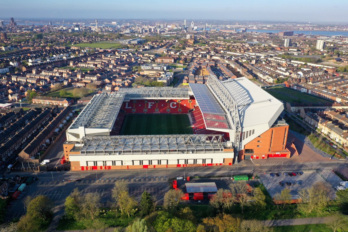 LFC's tweet photo. Anfield from above 😍 https://t.co/EMGLxxdN05