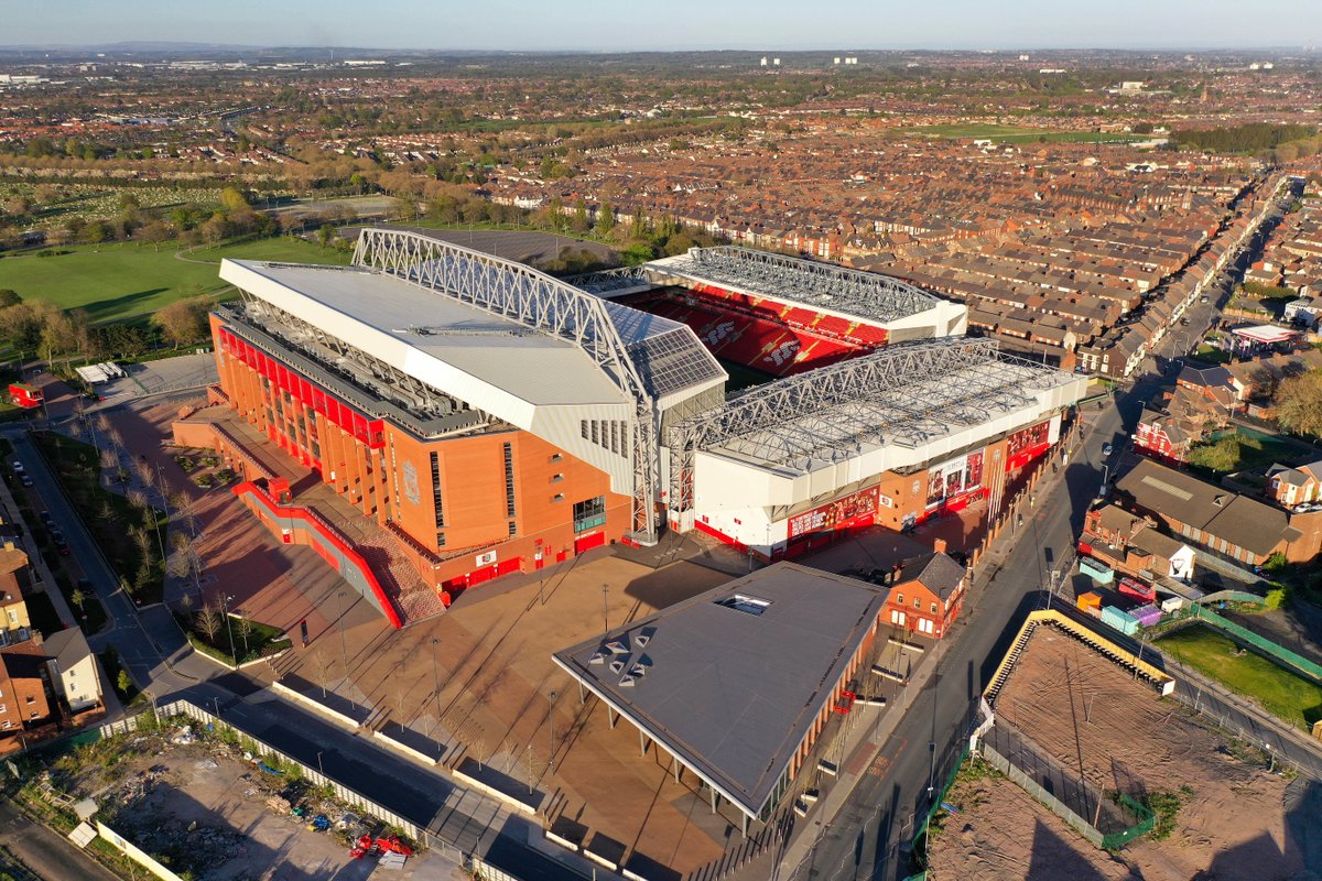 LFC's tweet photo. Anfield from above 😍 https://t.co/EMGLxxdN05