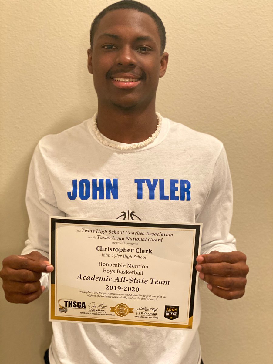 Big Congrats to Chris Clark for receiving honorable mention ALL-STATE honors. A baller on and off the court!