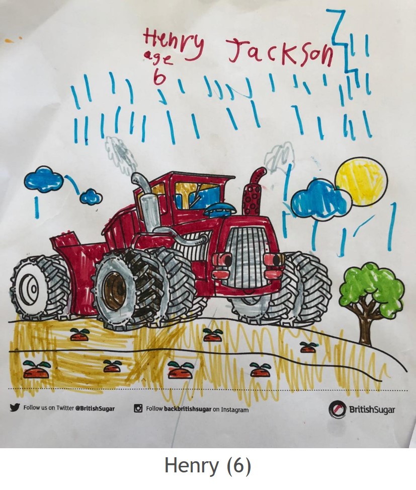 BritishSugar's tweet photo. We are delighted to announce the winners of our #BritishSugarColouring competition!
Age 2-4: Thomas (4)
Age 5-7: Henry (6) @SirMarkJackson
Age 8-11: Jemima (8)
Well done to everyone who took part โ we had lovely entries on Twitter and by email! #GreatestAgShow #BackBritishSugar https://t.co/eo2NvPfkF1