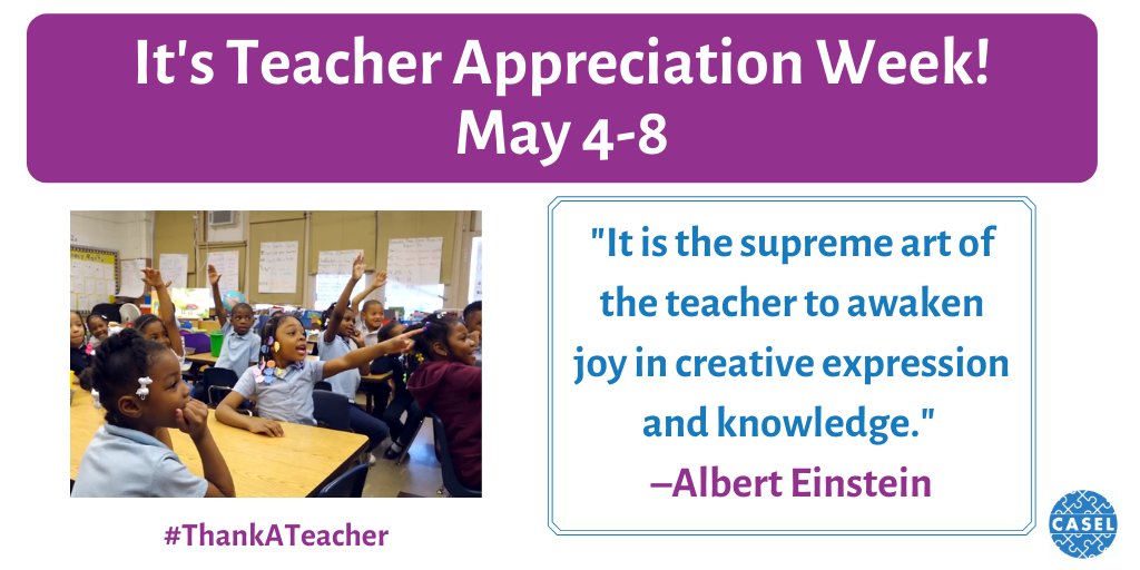 caselorg's tweet photo. Teachers give us the power to make a better world! Share this post to thank a teacher as we start our celebration of #TeacherAppreciationWeek. #ThankATeacher https://t.co/ohk2ahTqn2